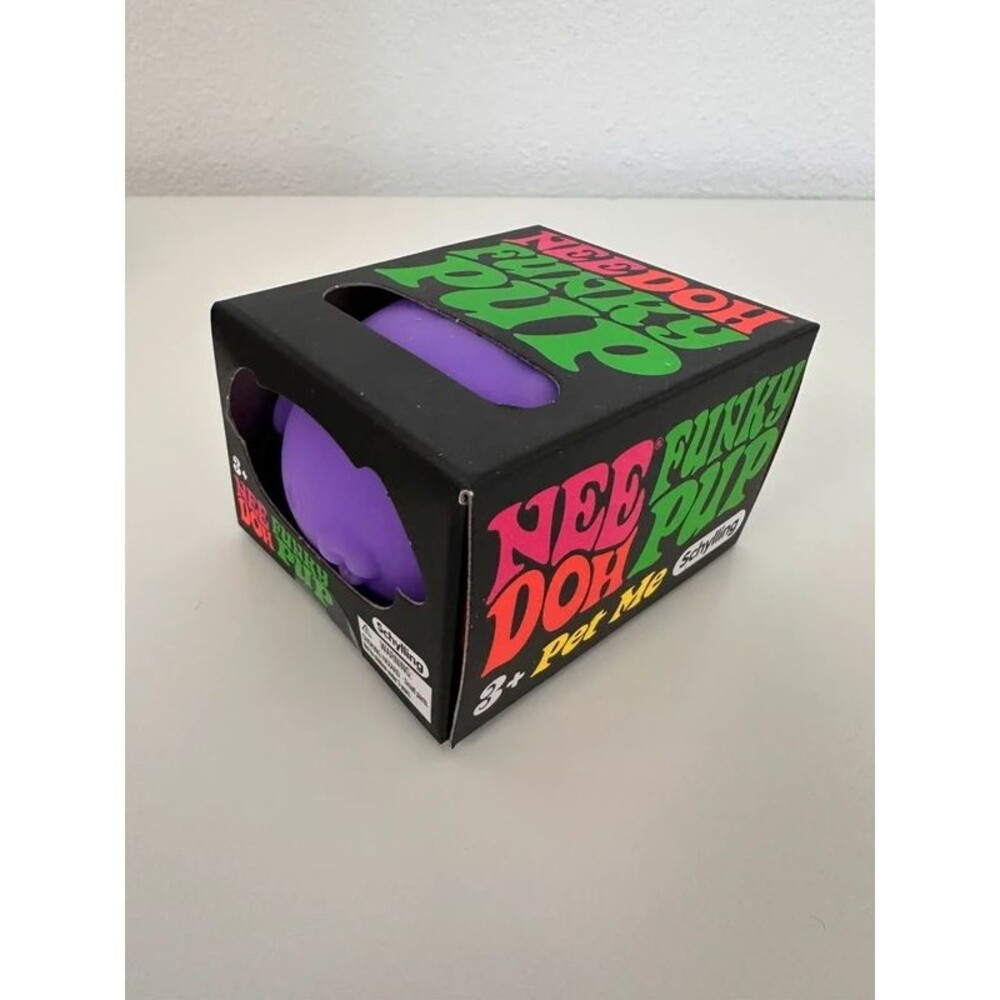 NeeDoh Funky Pup - Purple Sensory Squishy Fidget Toy